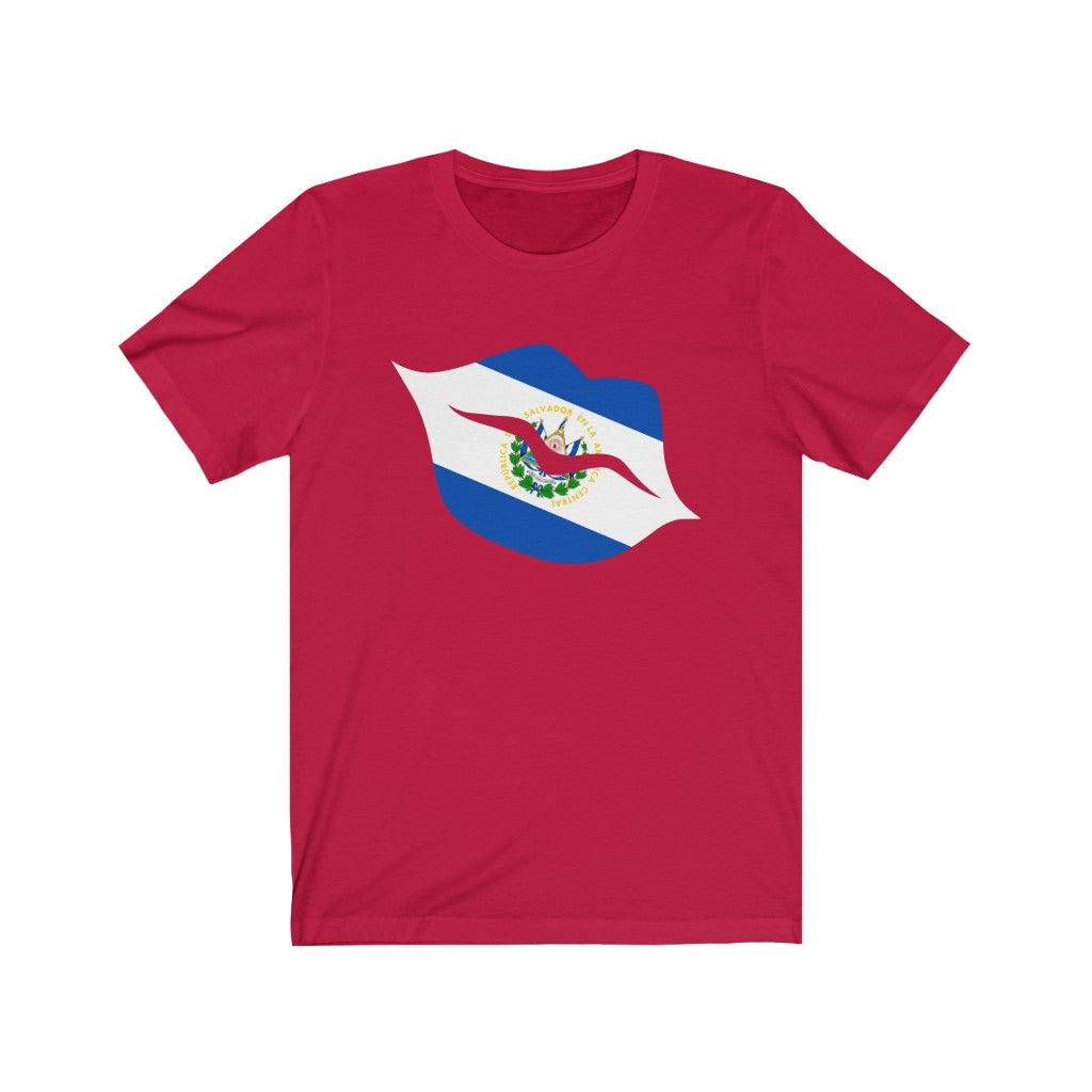 El Salvador Lips Flag Premium Tee - Unisex
