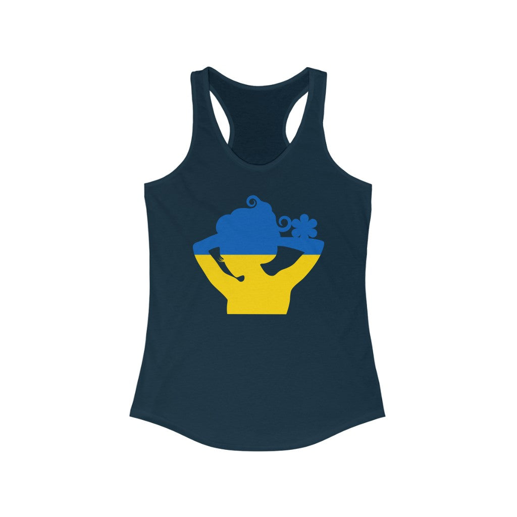 Ukraine Lady Flag Tank – Women
