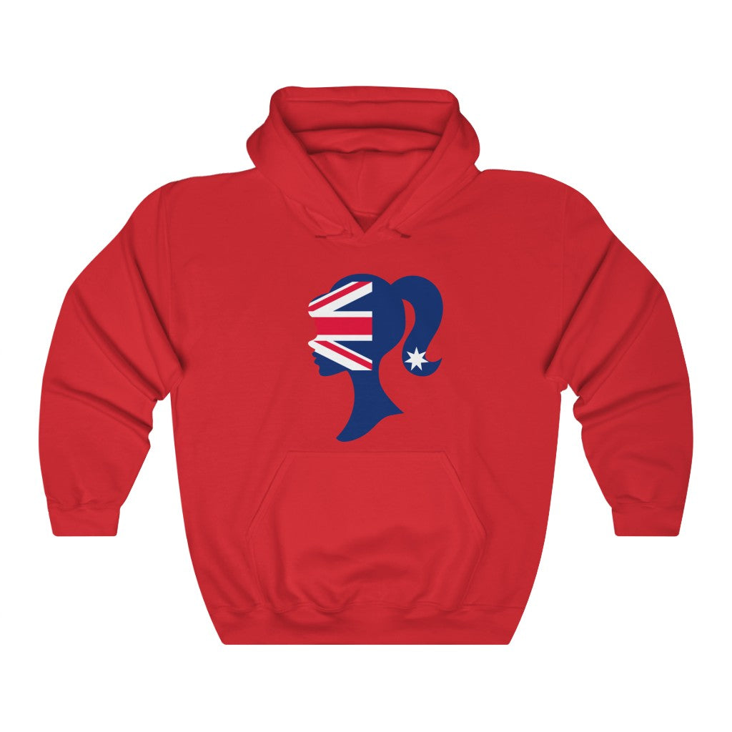Australia Girl Flag Hoodie Sweatshirt - Unisex