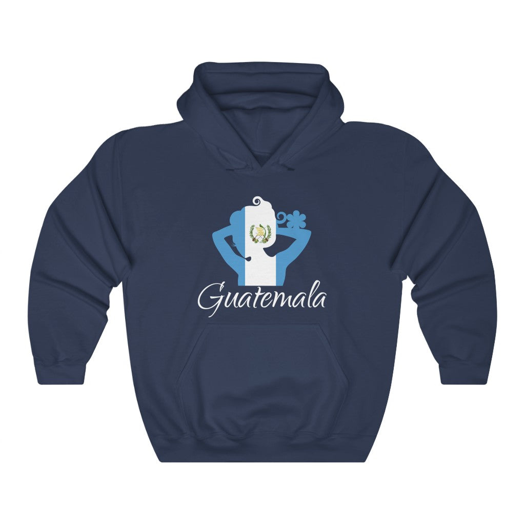 Guatemala Lady Flag Hoodie Sweatshirt 2 - Unisex