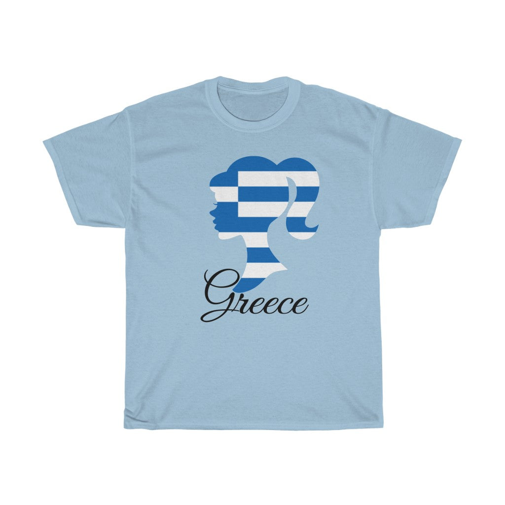 Greece Girl Flag Standard Tee 1 - Unisex
