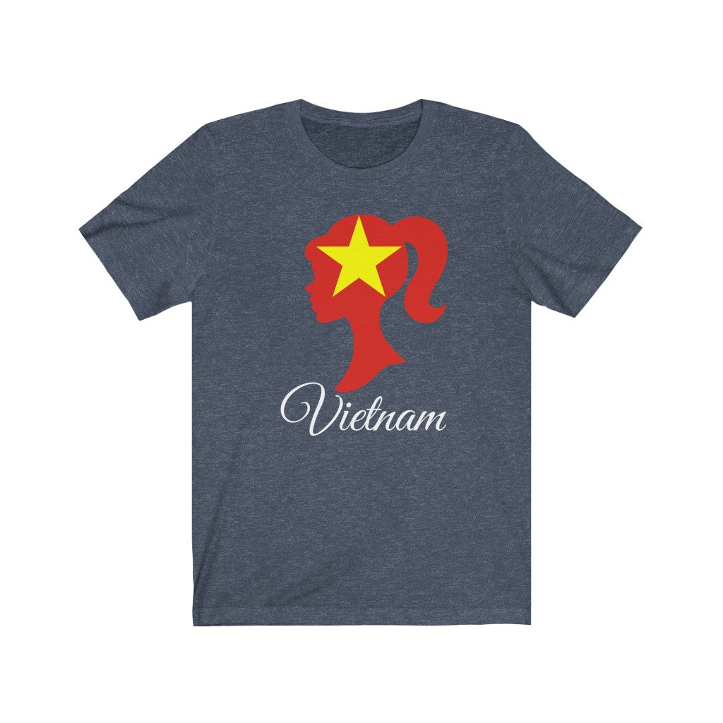 Vietnam Girl Flag Premium Tee 2 - Unisex