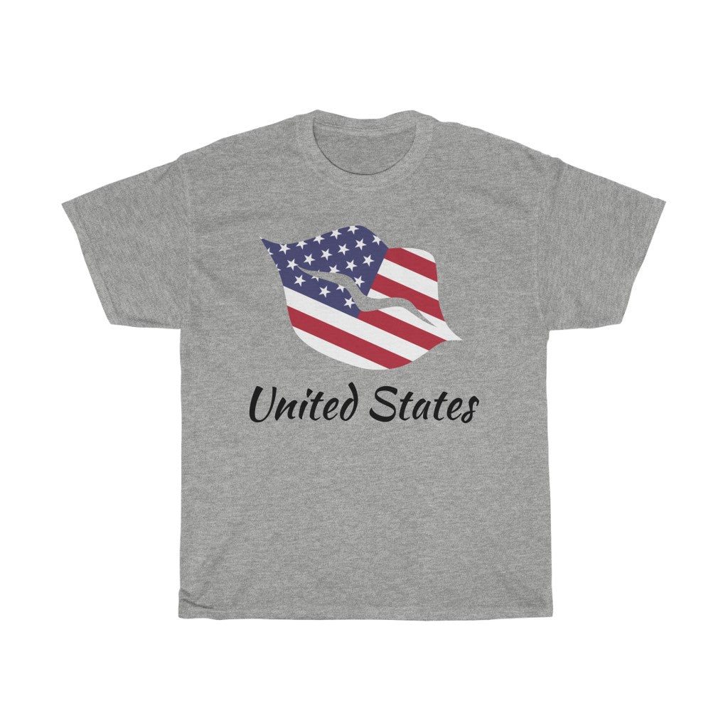 United States of America Lips Flag Standard Tee 1 - Unisex