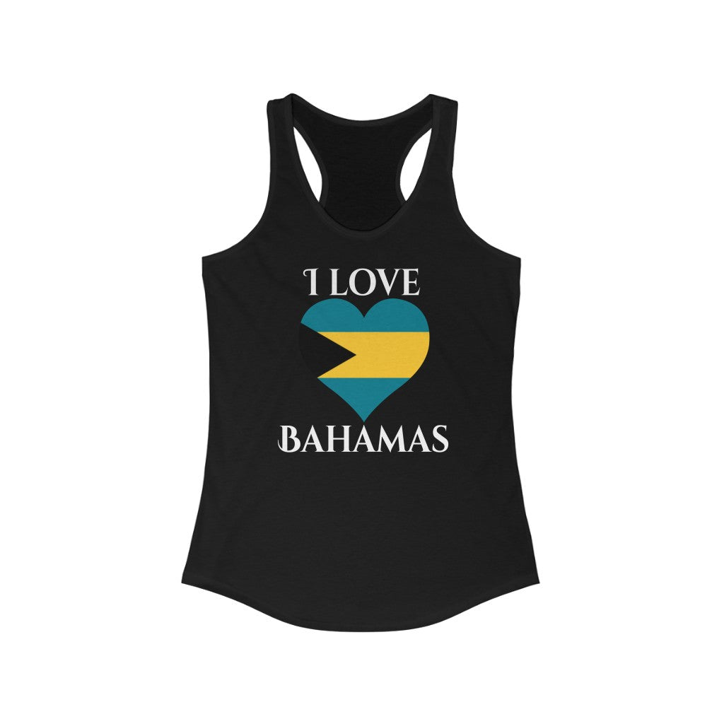 Bahamas Heart Flag Tank 2 - Women