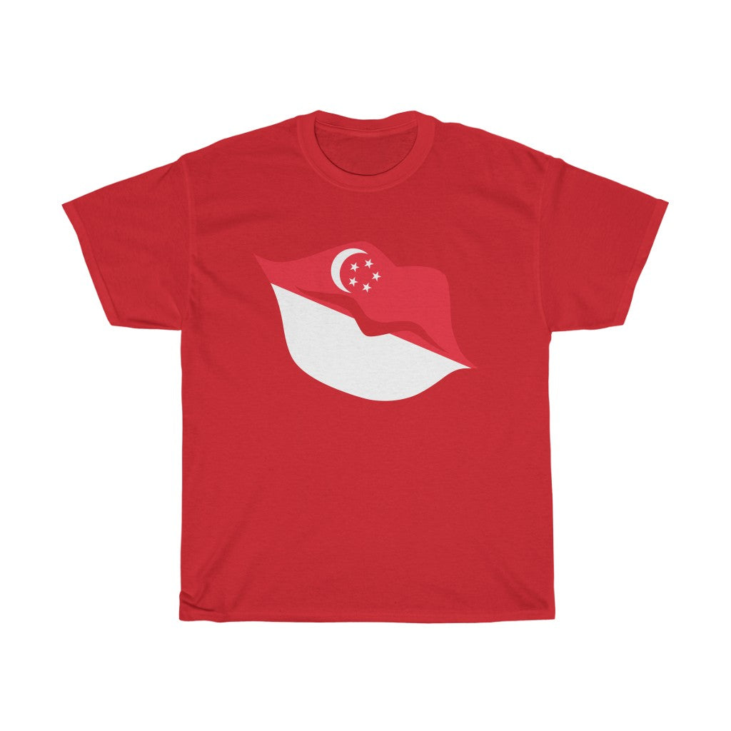 Singapore Lips Flag Standard Tee - Unisex