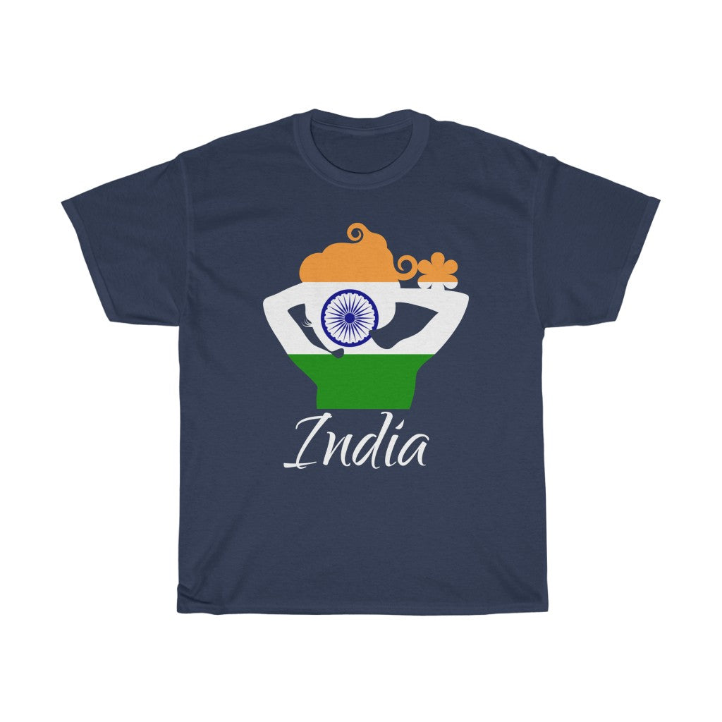 India Lady Flag Standard Tee 2 - Unisex