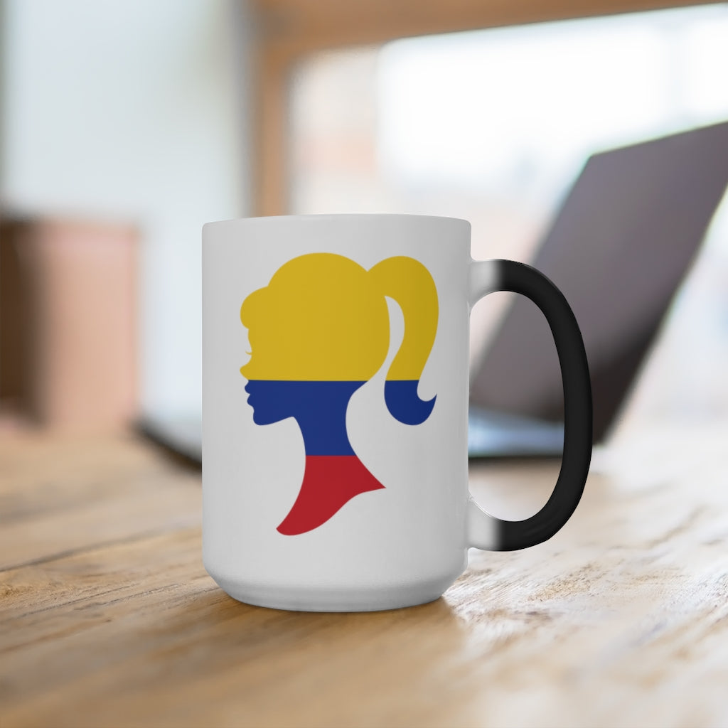 Colombia Girl Color Changing Mug