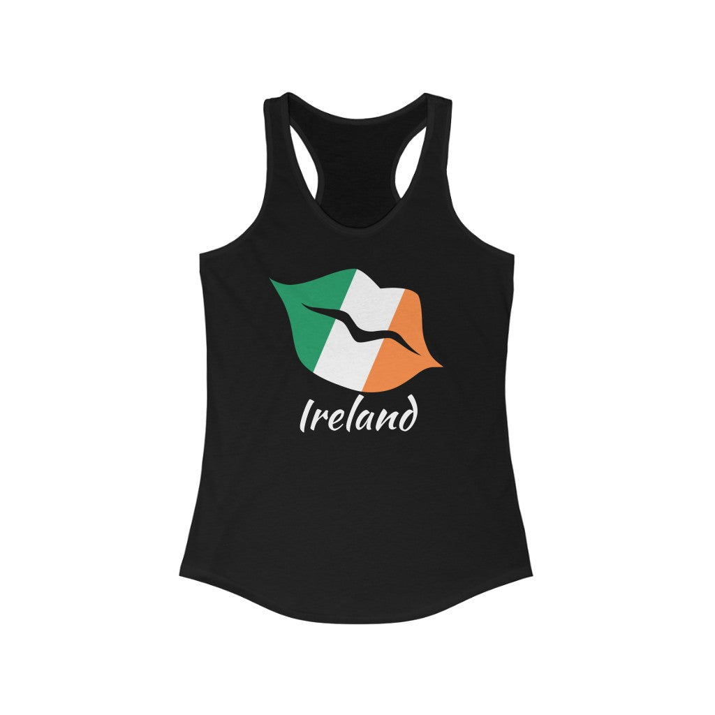 Ireland Lips Flag Tank 2 - Women