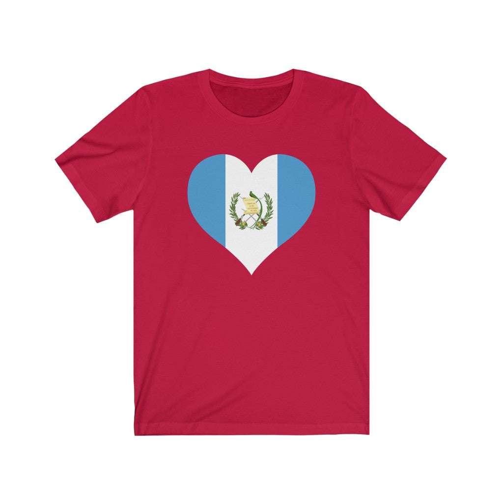 Guatemala Heart Flag Premium Tee - Unisex