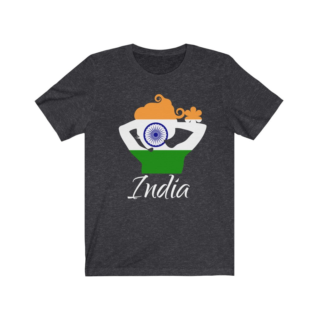 India Lady Flag Premium Tee 2 - Unisex