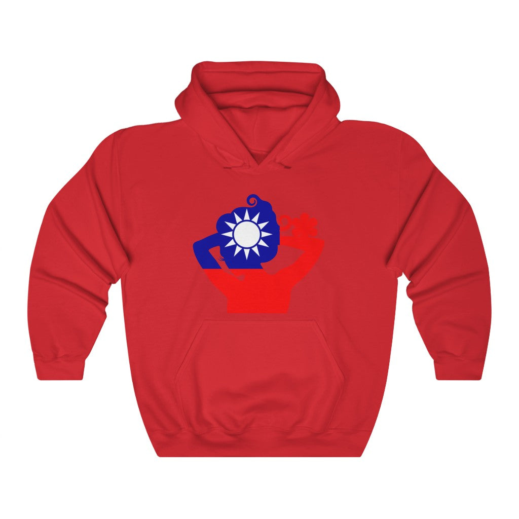 Republic of China - Taiwan Lady Flag Hoodie Sweatshirt - Unisex