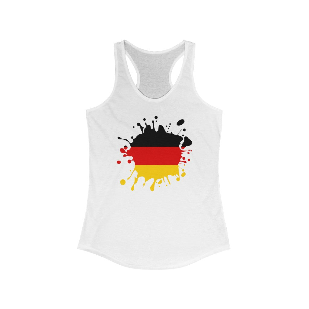 Germany Splat Flag Tank - Women