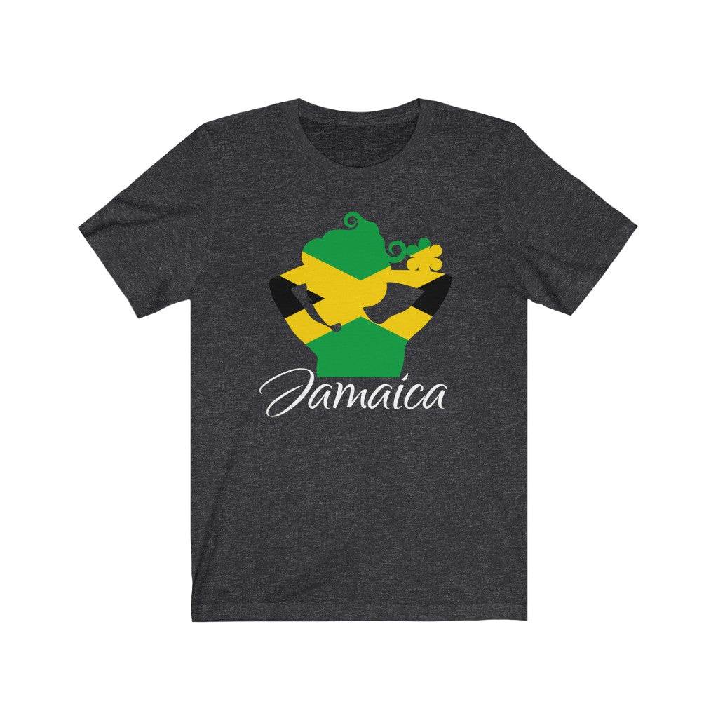 Jamaica Lady Flag Premium Tee 2 - Unisex
