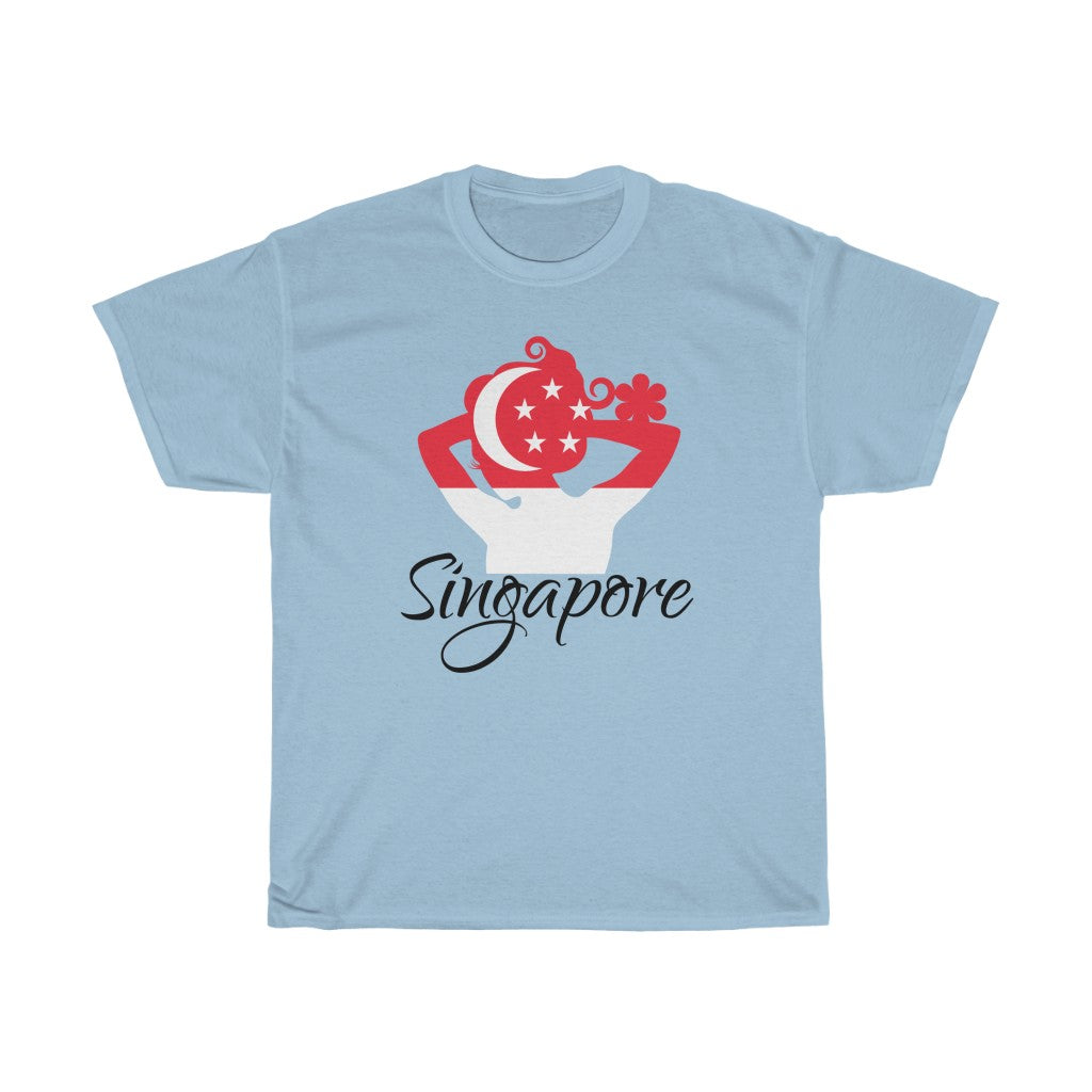 Singapore Lady Flag Standard Tee 1 - Unisex