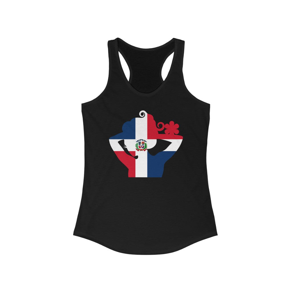Dominican Republic Lady Flag Tank – Women