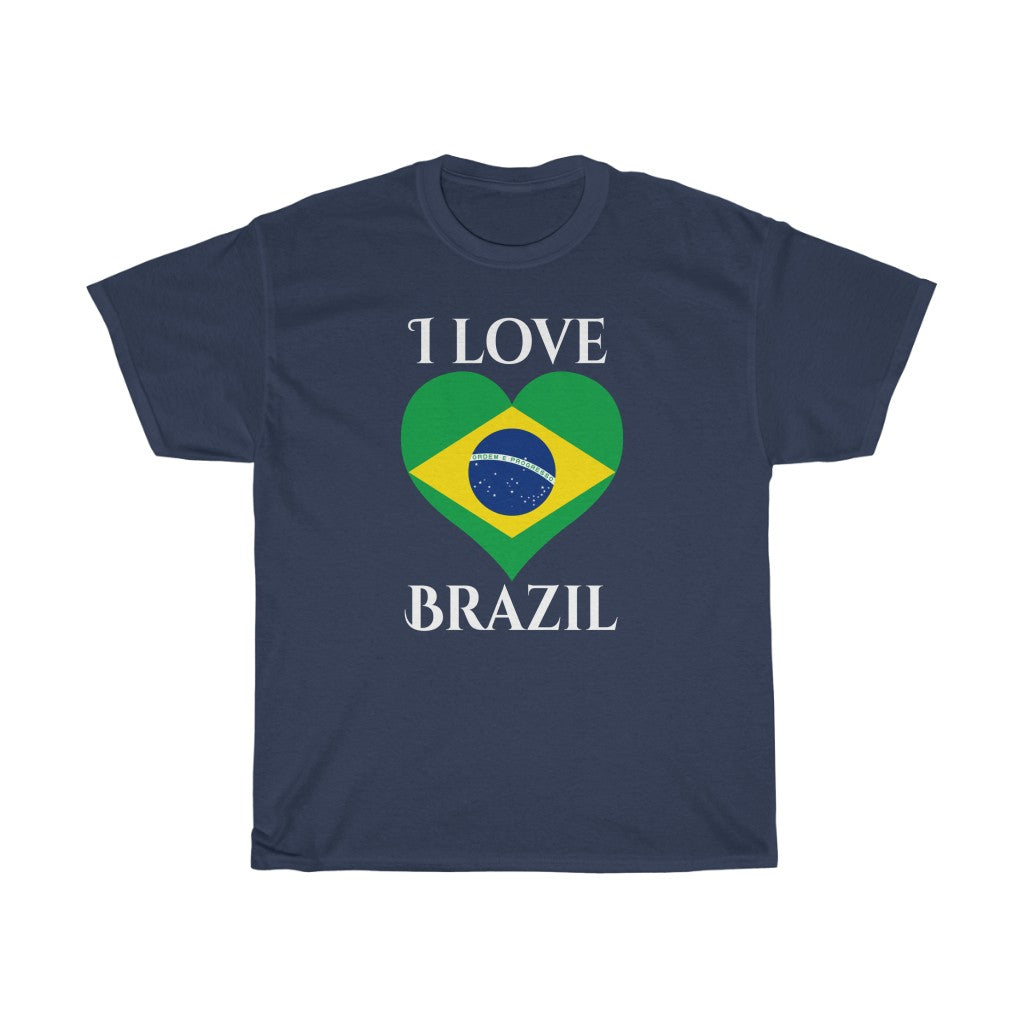 Brazil Heart Flag Standard Tee 2 - Unisex