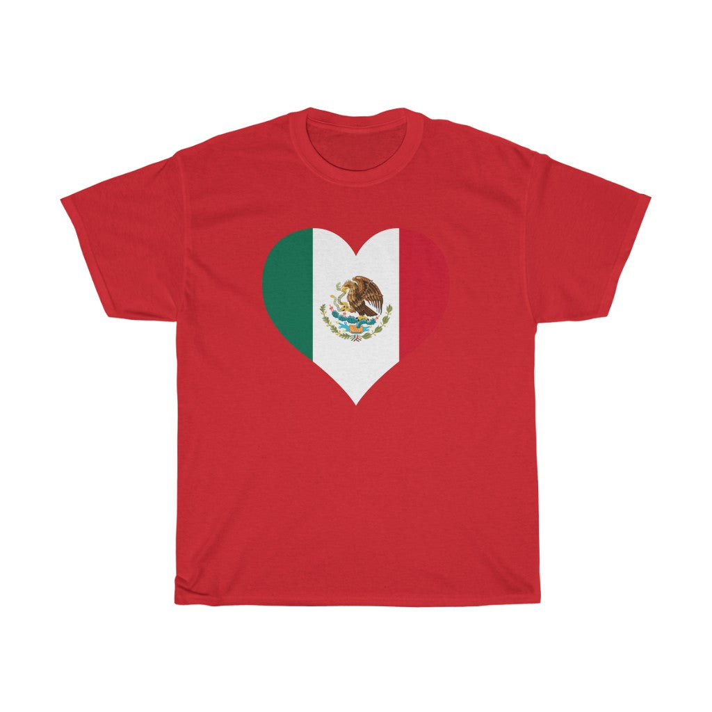 Mexico Heart Flag Standard Tee - Unisex