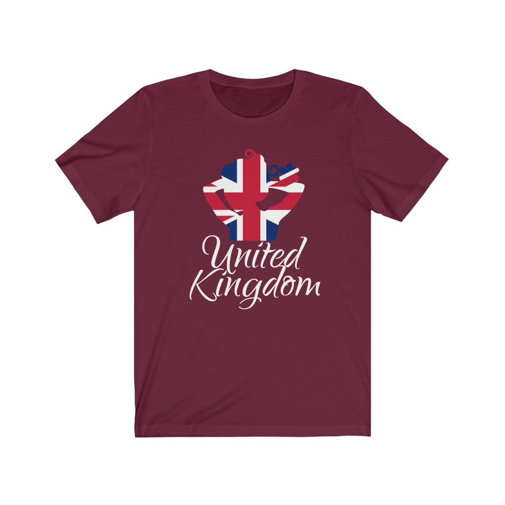 United Kingdom Lady Flag Premium Tee 2 - Unisex