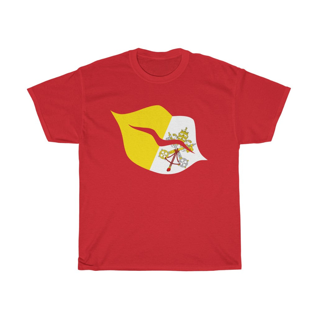 Holy See Lips Flag Standard Tee - Unisex