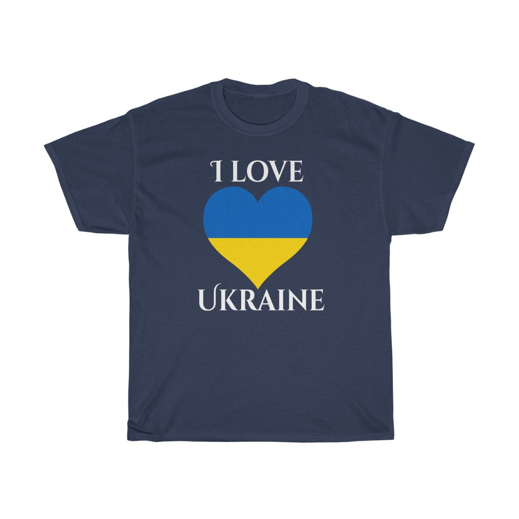 Ukraine Heart Flag Standard Tee 2 - Unisex