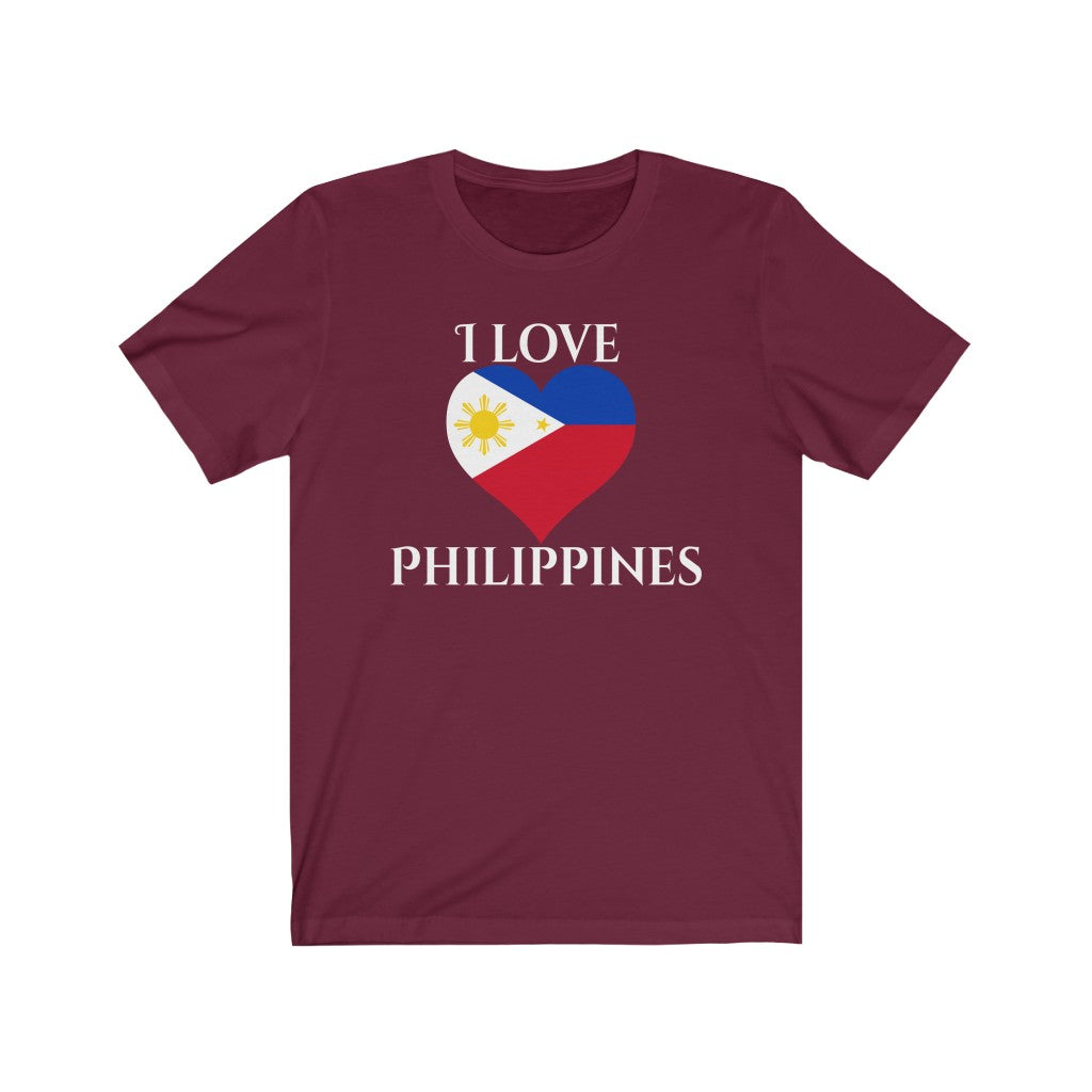 Philippines Heart Flag Premium Tee 2 - Unisex