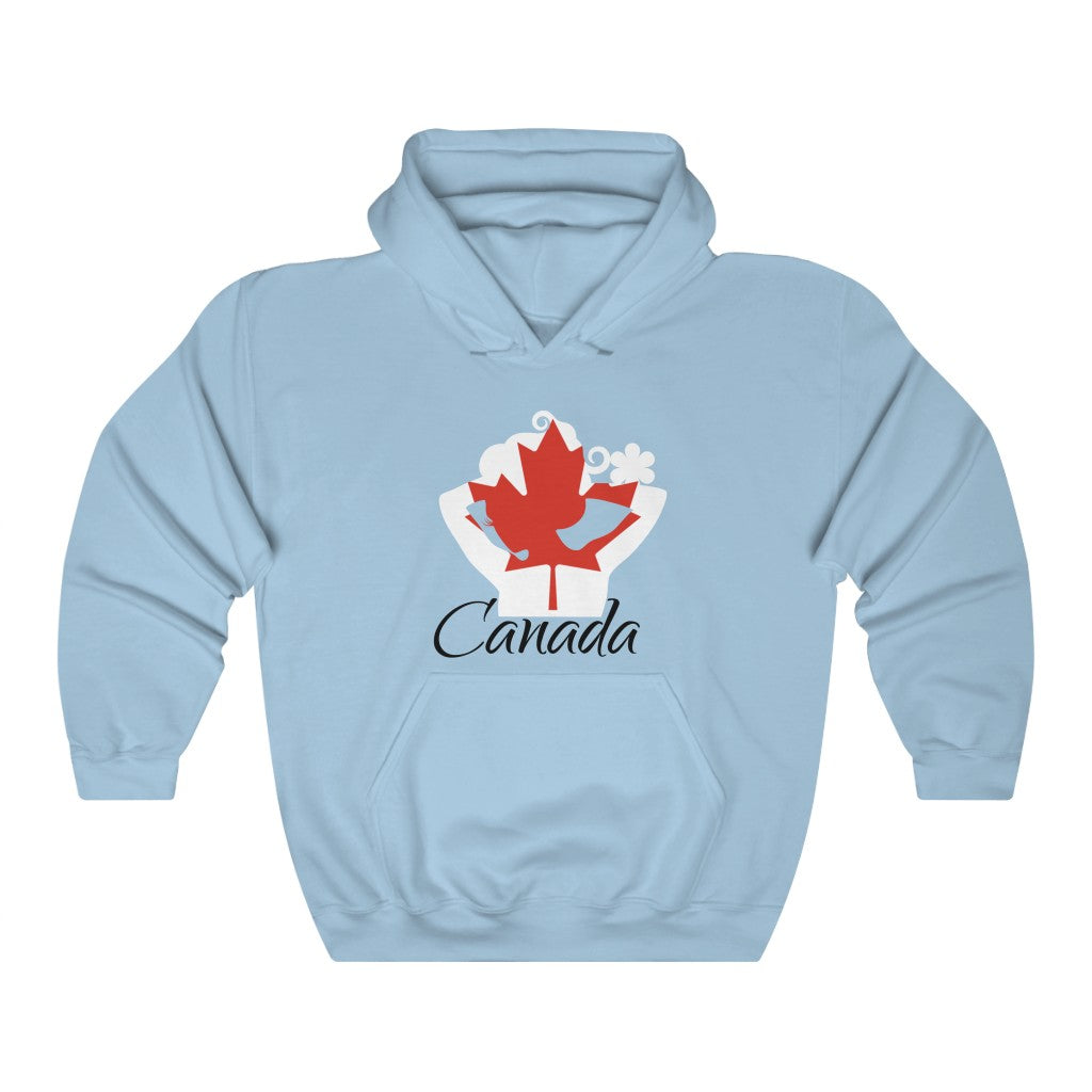 Canada Lady Flag Hoodie Sweatshirt 1 - Unisex
