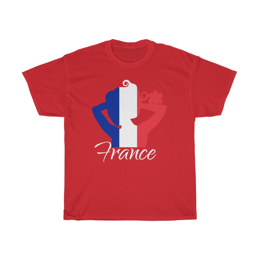 France Lady Flag Standard Tee 2 - Unisex