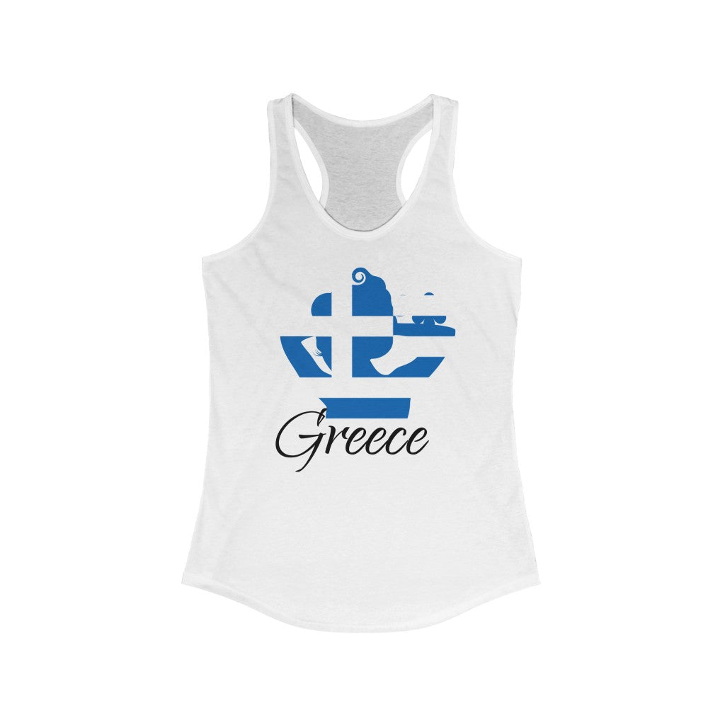 Greece Lady Flag Tank 1 - Women