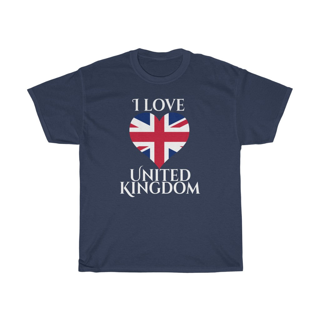 United Kingdom Heart Flag Standard Tee 2 - Unisex