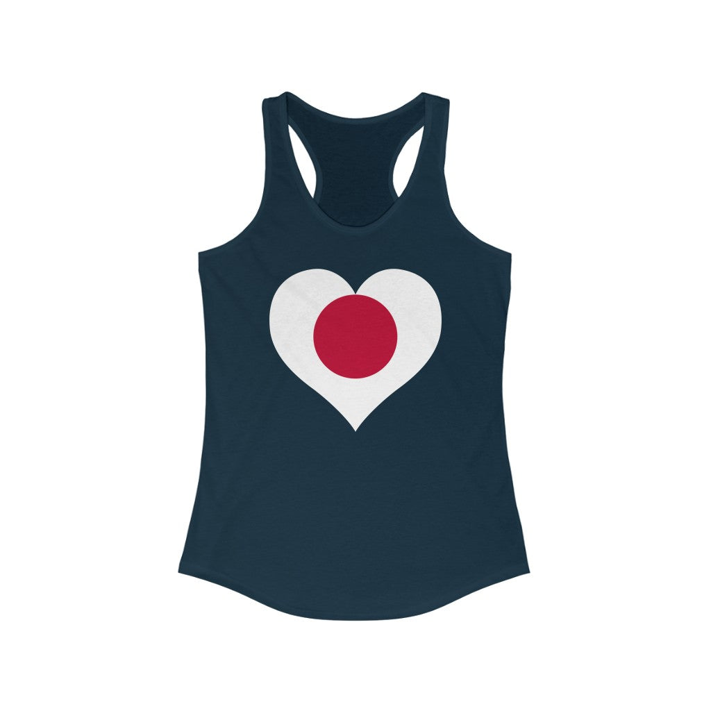 Japan Heart Flag Tank - Women