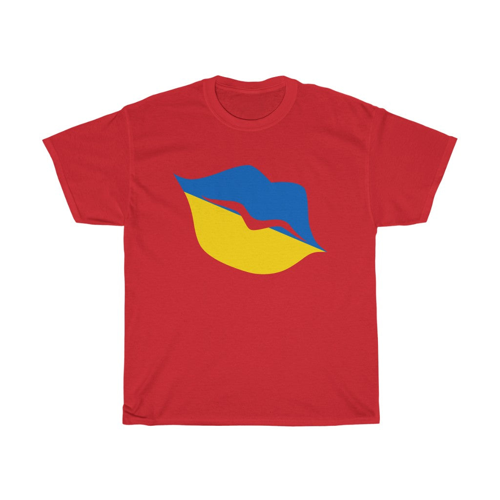 Ukraine Lips Flag Standard Tee - Unisex