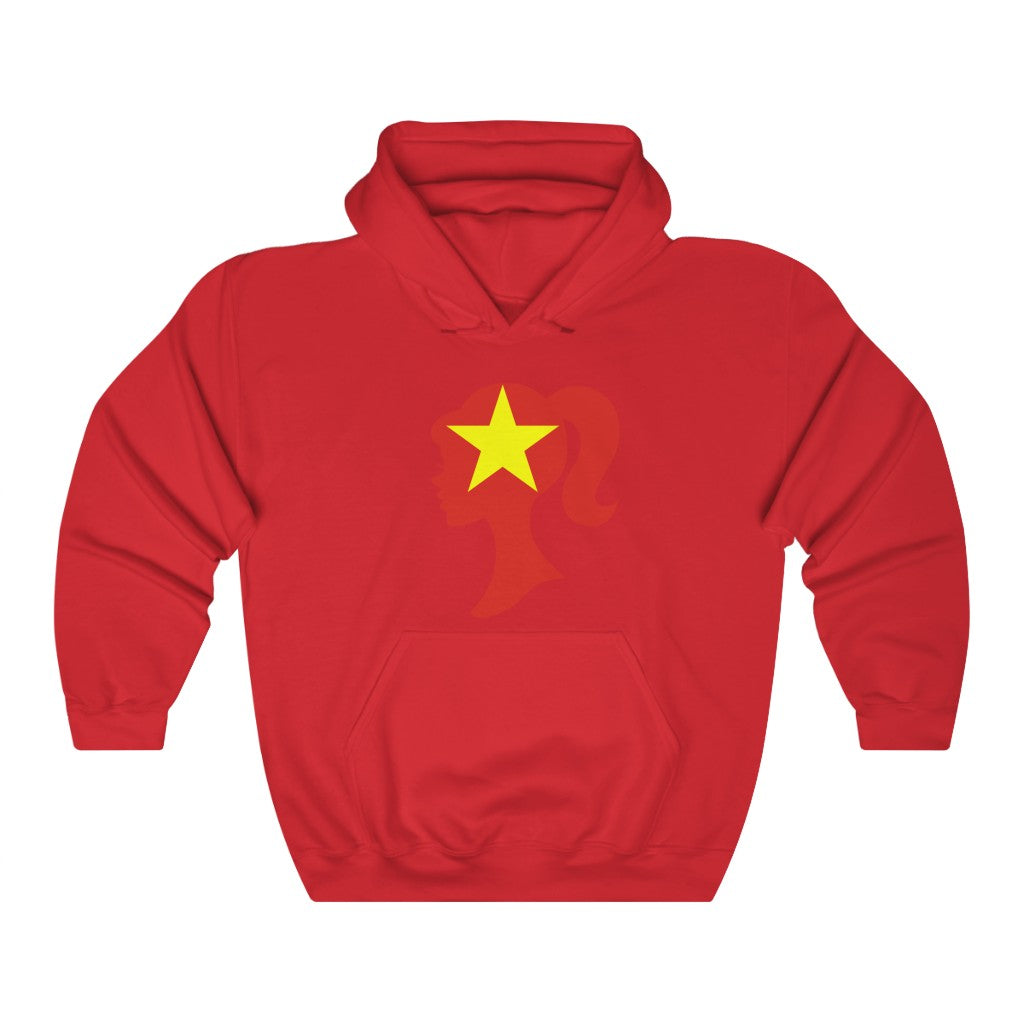 Vietnam Girl Flag Hoodie Sweatshirt - Unisex