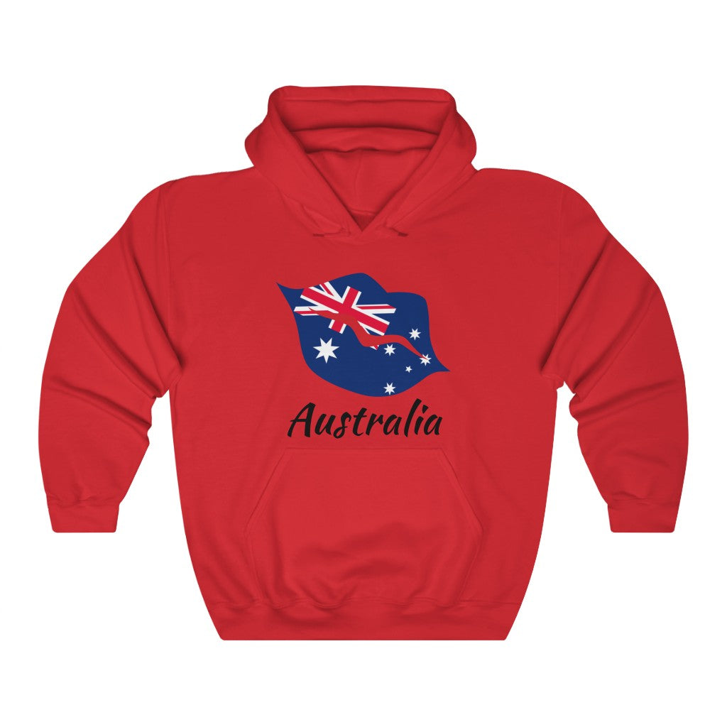 Australia Lips Flag Hoodie Sweatshirt 1 - Unisex