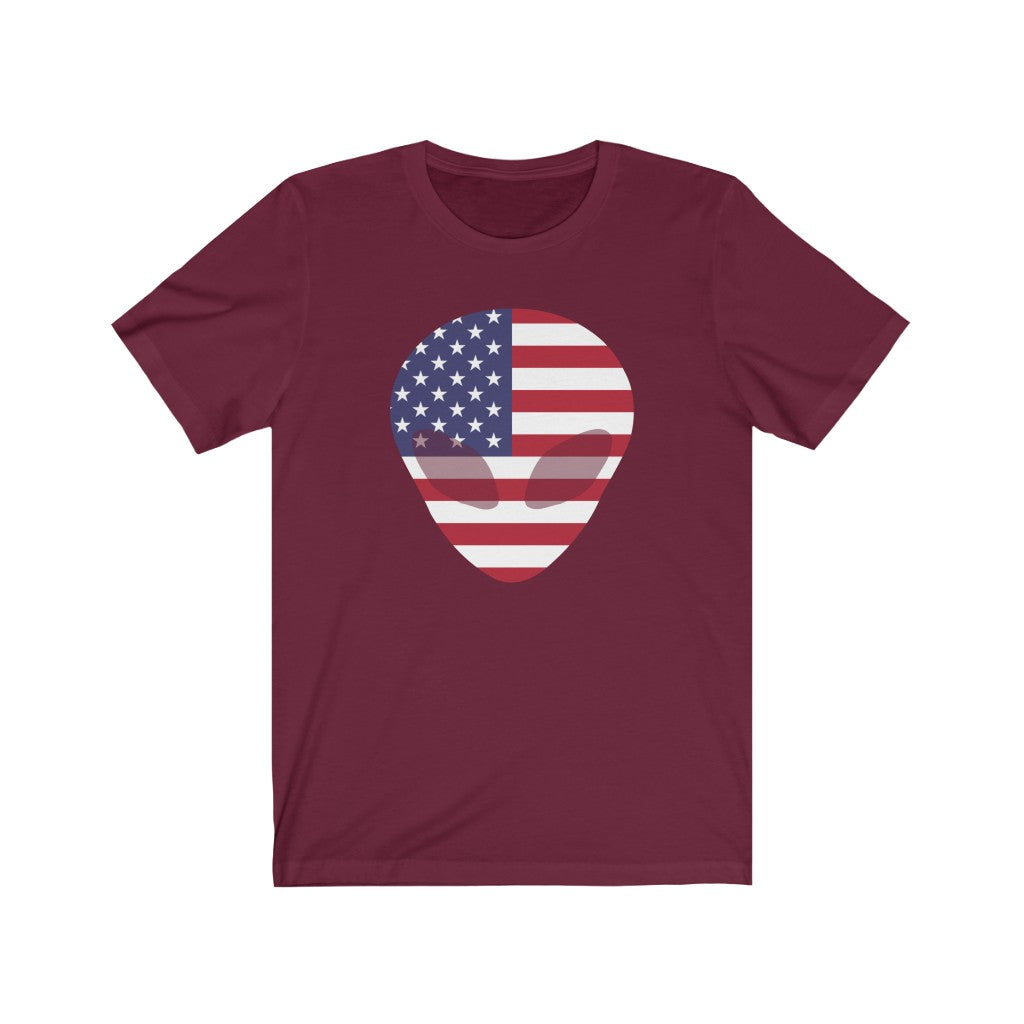 United States of America Alien Flag Premium Tee - Unisex