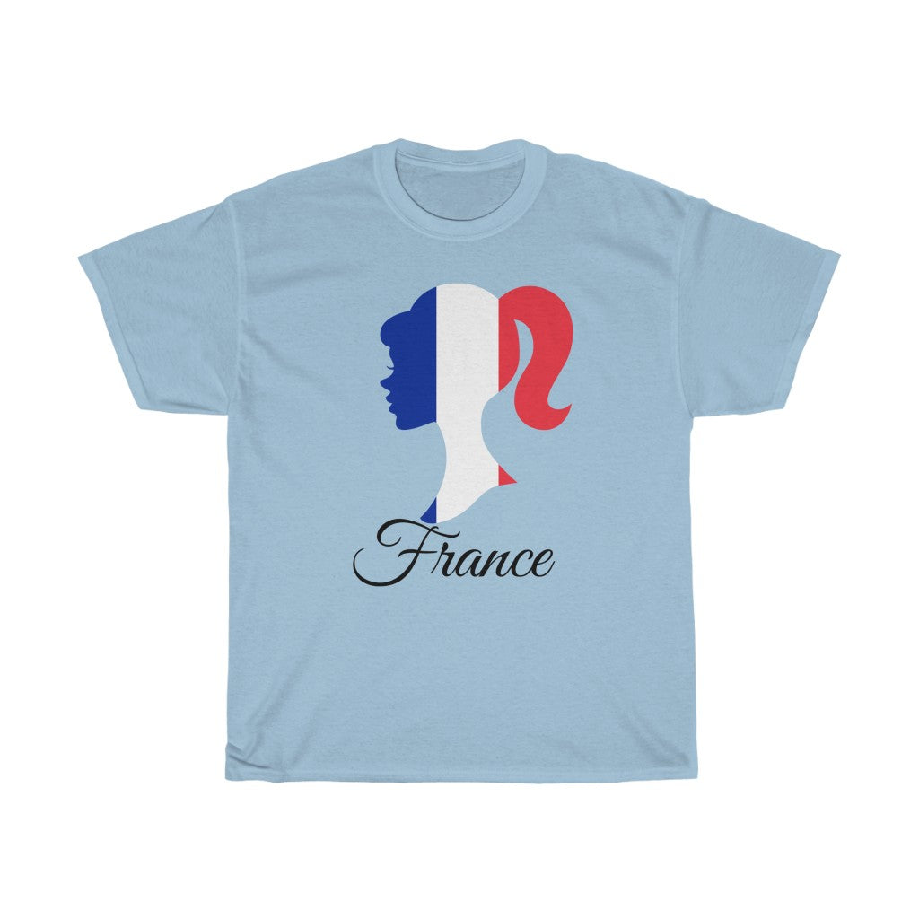France Girl Flag Standard Tee 1 - Unisex
