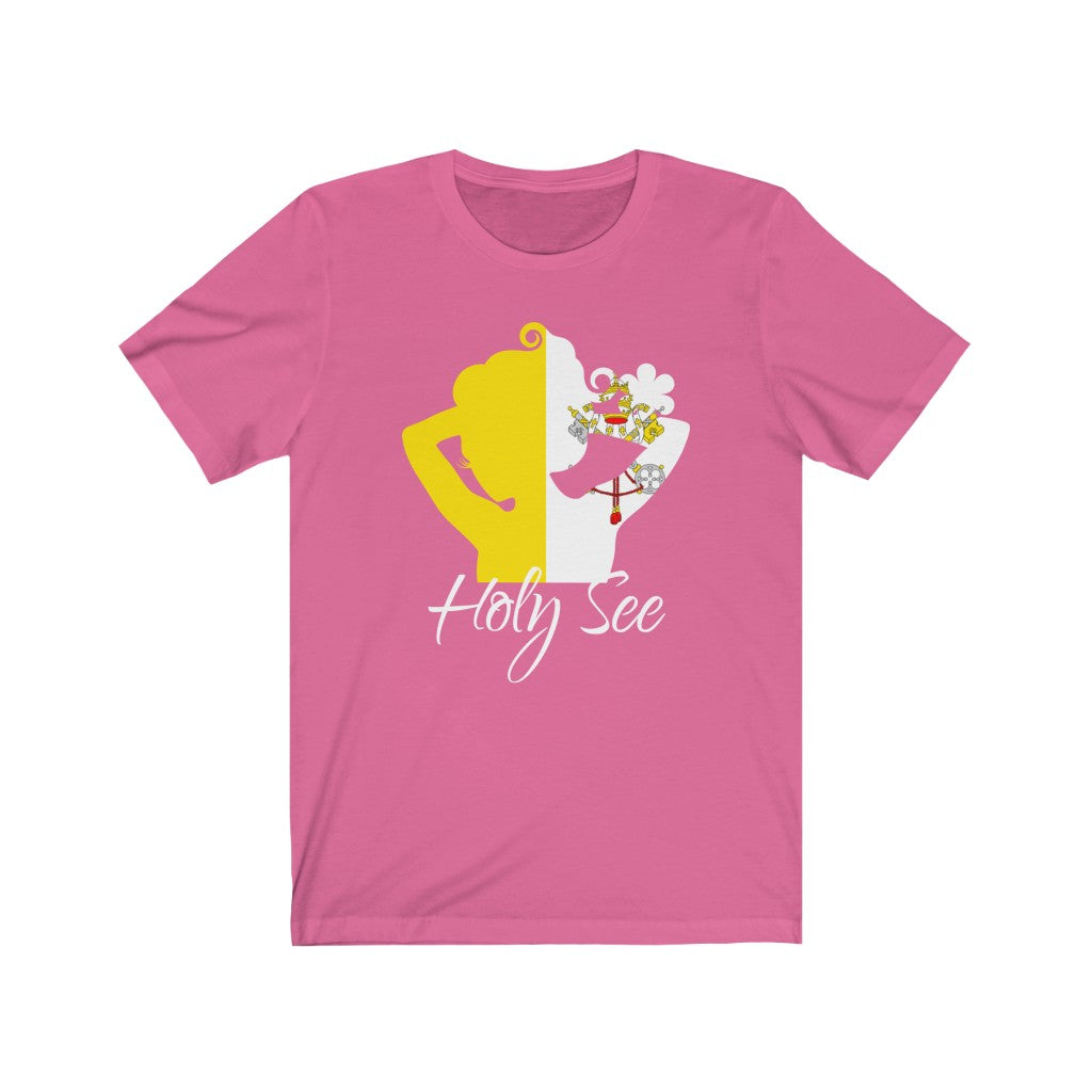 Holy See Lady Flag Premium Tee 2 - Unisex
