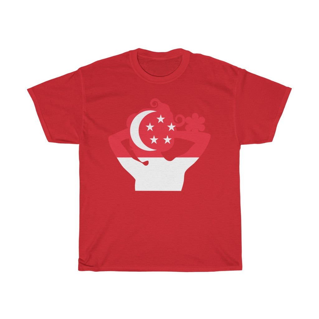 Singapore Lady Flag Standard Tee - Unisex