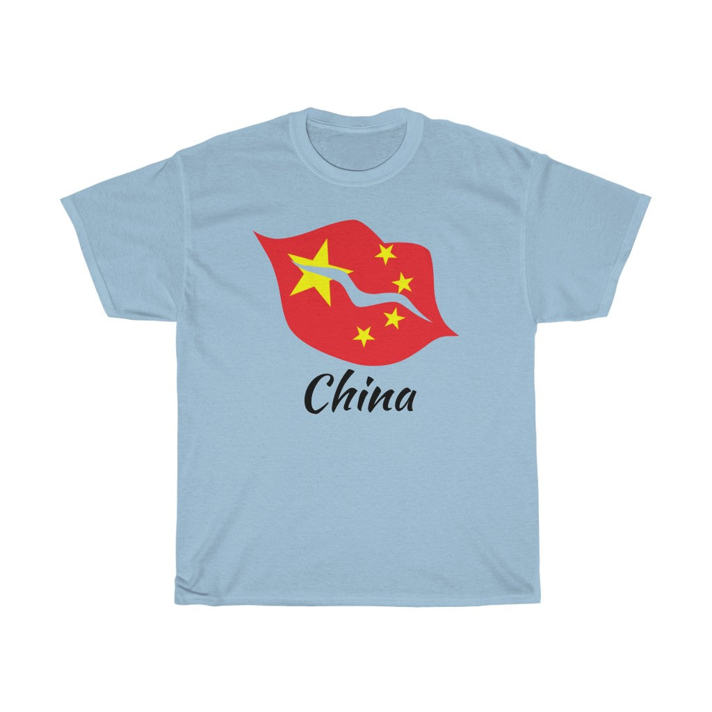 China Lips Flag Standard Tee 1 - Unisex