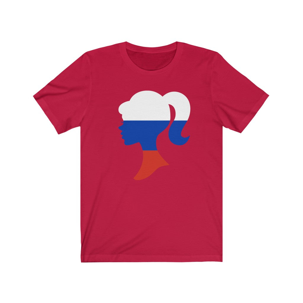 Russia Girl Flag Premium Tee - Unisex