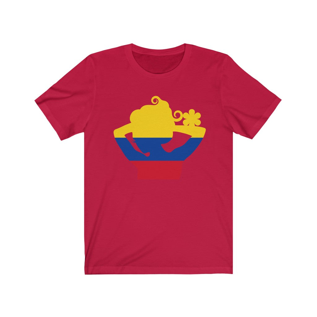 Colombia Lady Flag Premium Tee - Unisex