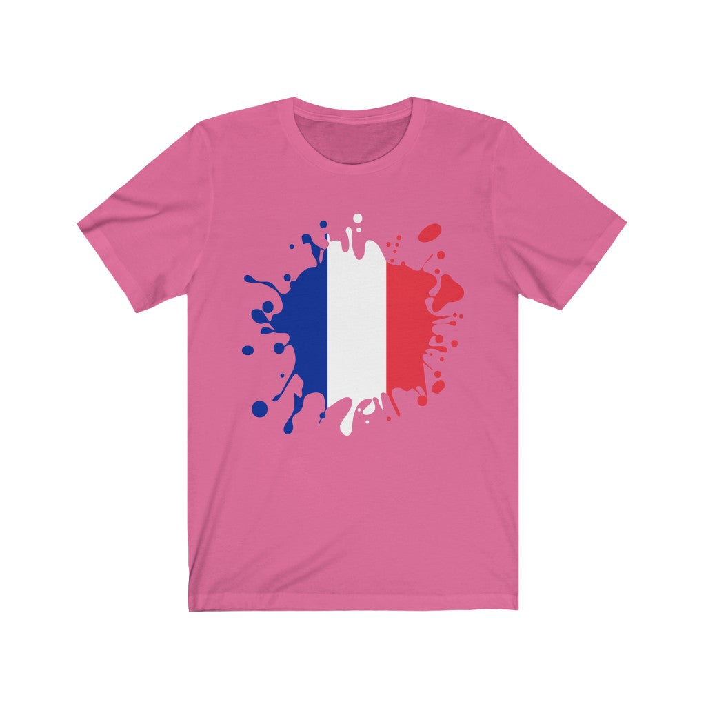 France Splat Flag Premium Tee - Unisex