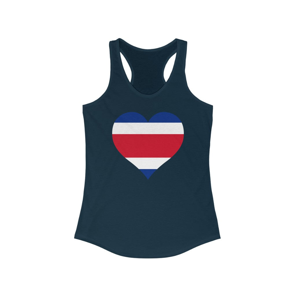 Costa Rica Heart Flag Tank - Women