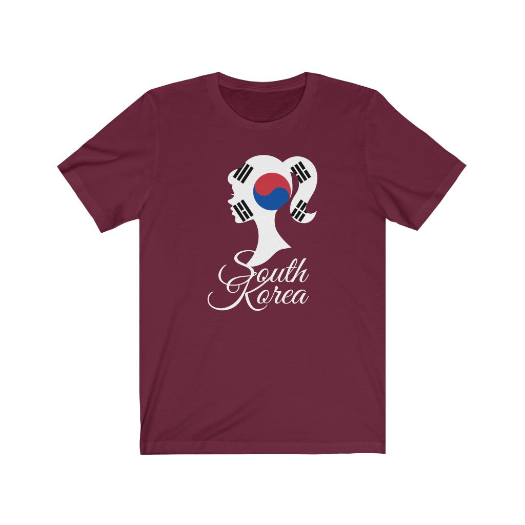 South Korea Girl Flag Premium Tee 2 - Unisex