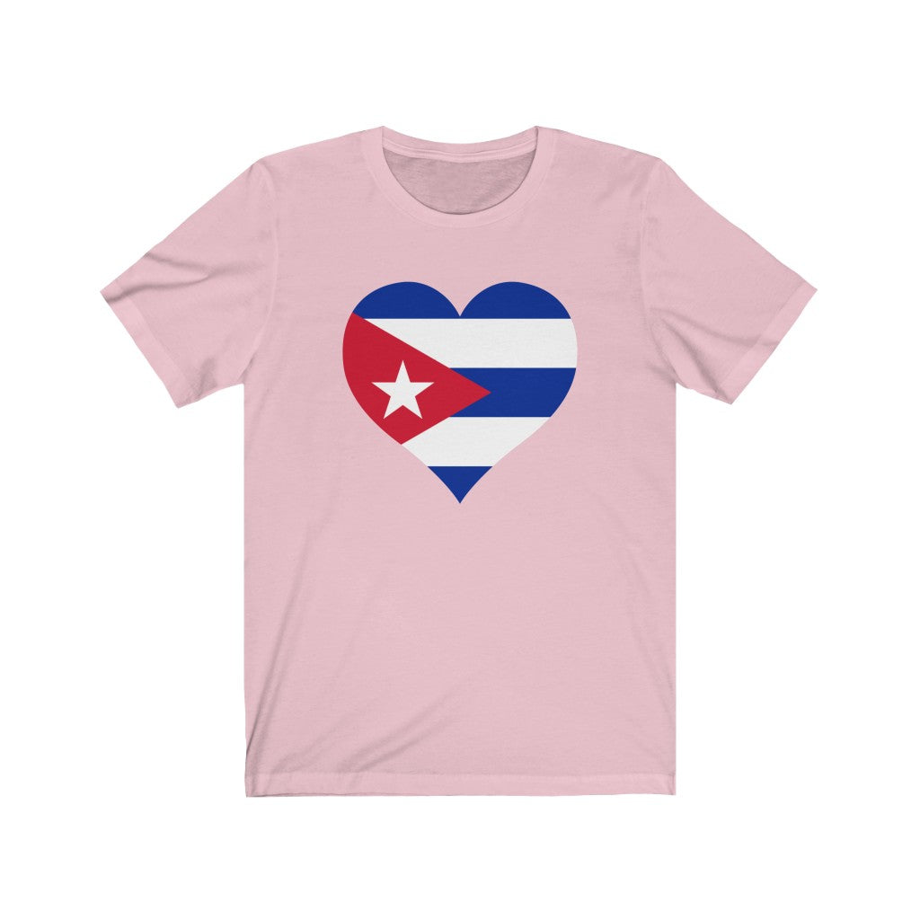 Cuba Heart Flag Premium Tee - Unisex