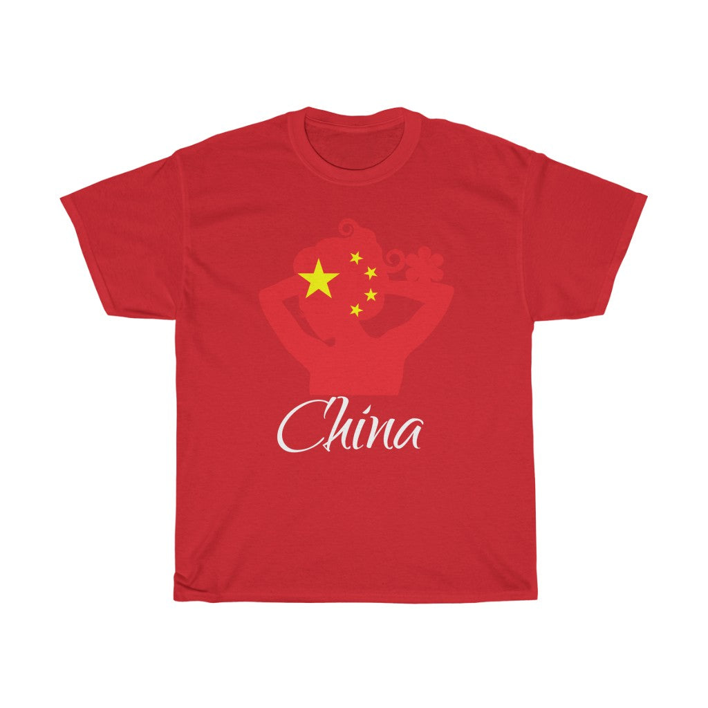 China Lady Flag Standard Tee 2 - Unisex