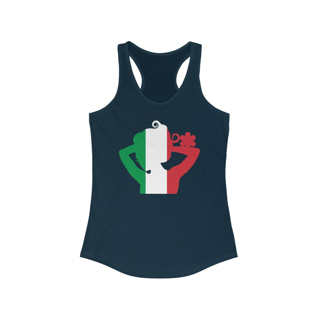 Italy Lady Flag Tank – Women