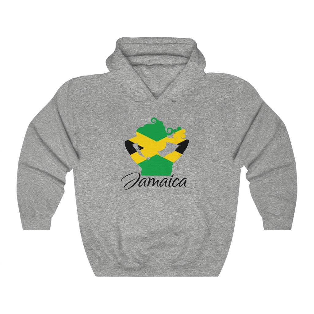 Jamaica Lady Flag Hoodie Sweatshirt 1 - Unisex