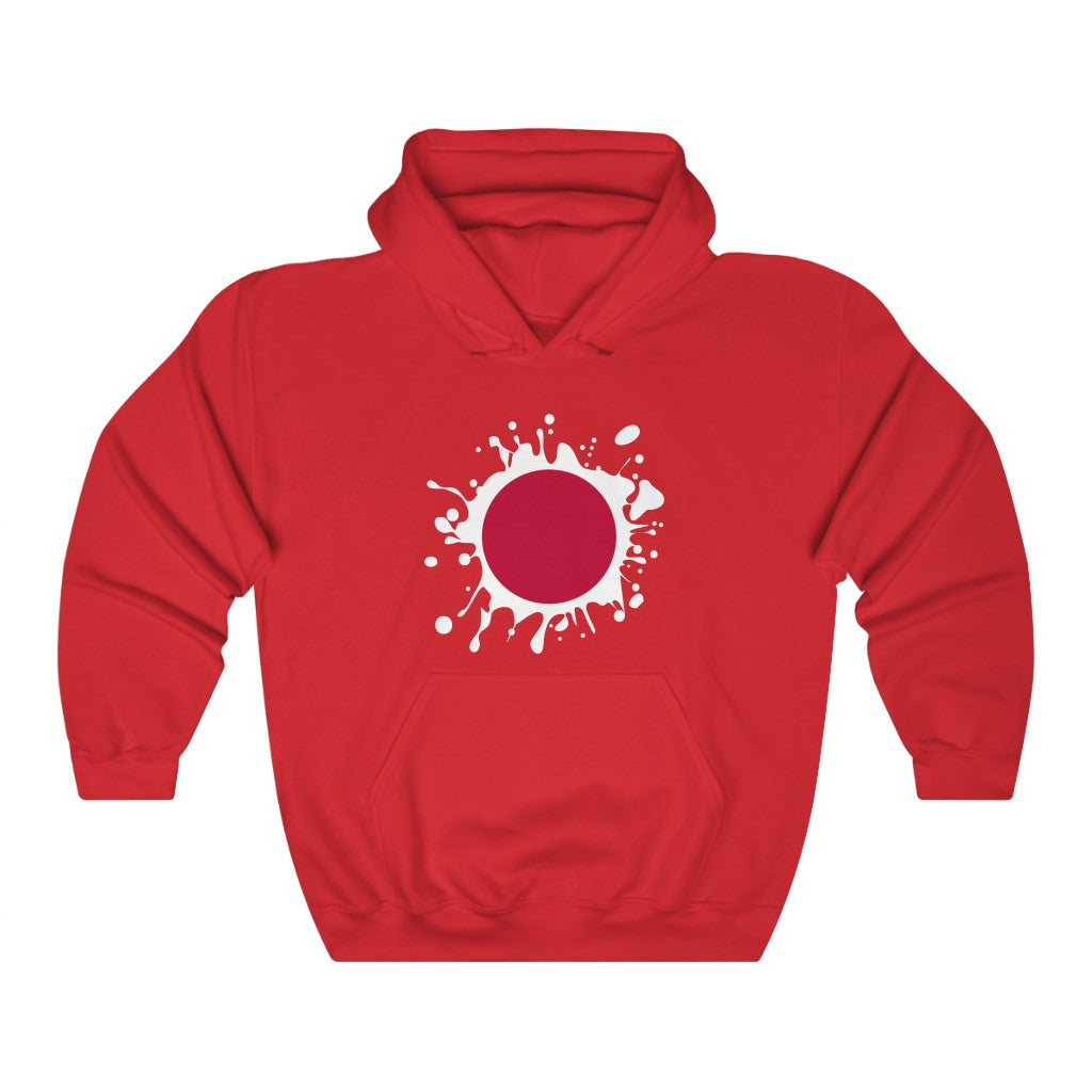 Japan Splat Flag Hoodie Sweatshirt - Unisex