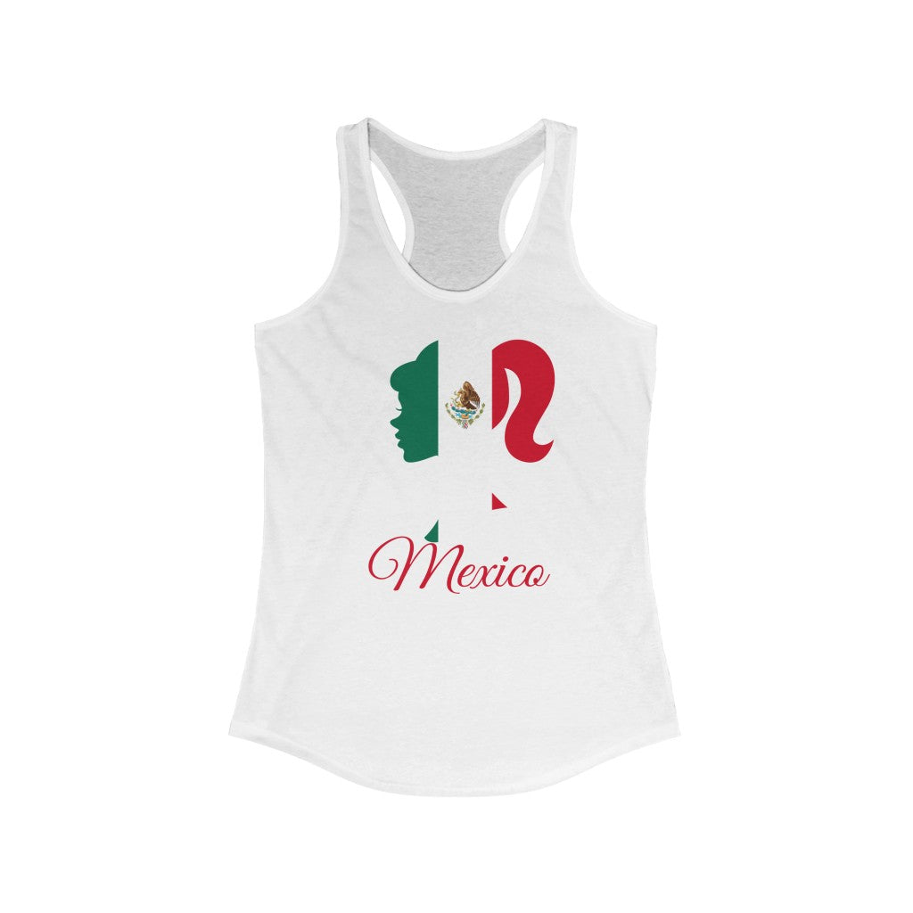 Mexico Girl Flag Tank 1a - Women