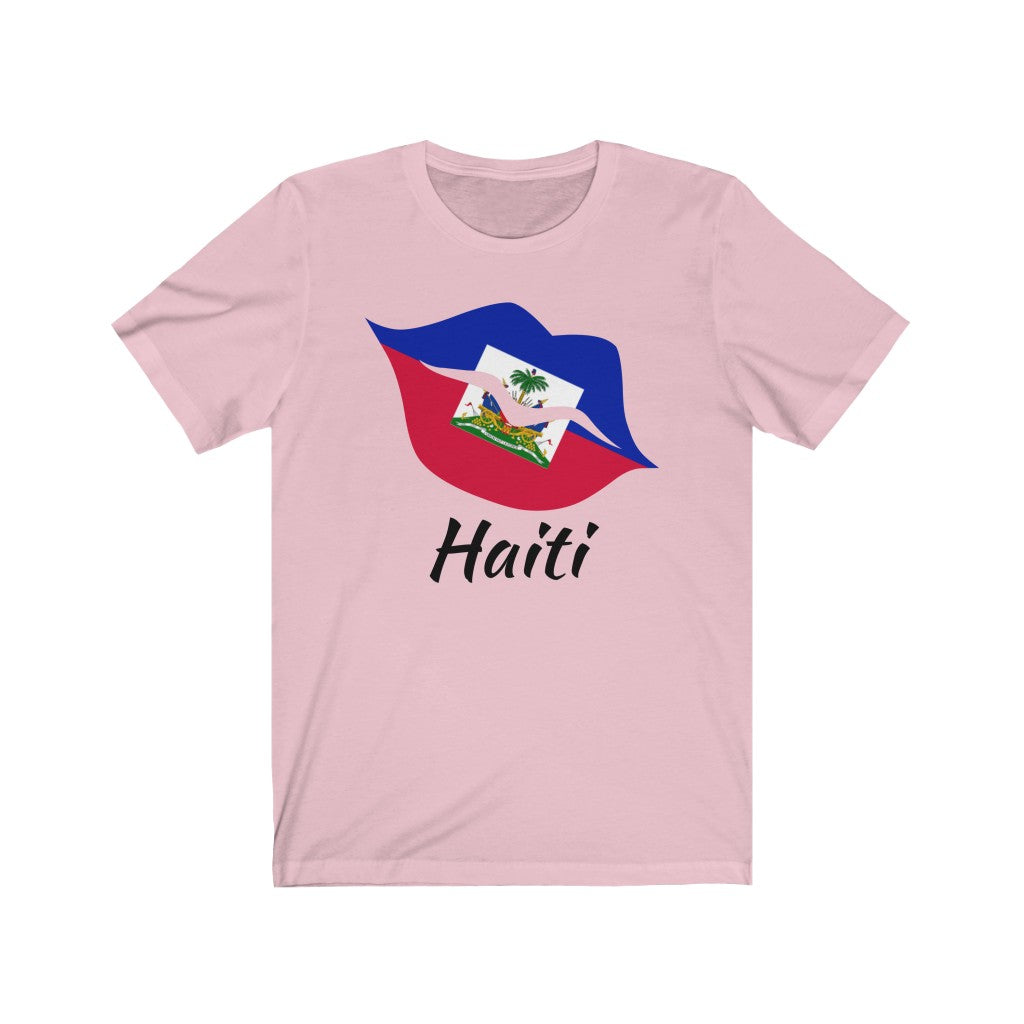 Haiti Lips Flag Premium Tee 1 - Unisex